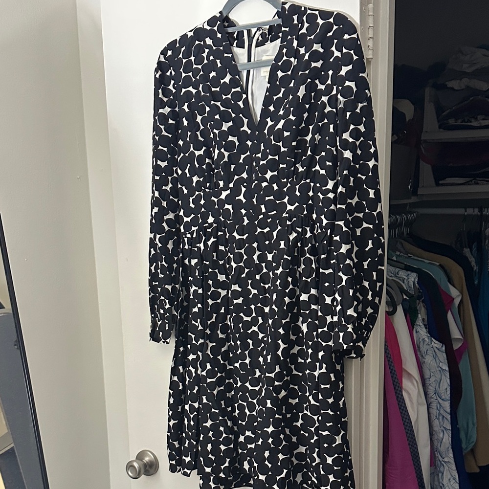 Kate Spade Black and White Polka Dot dress